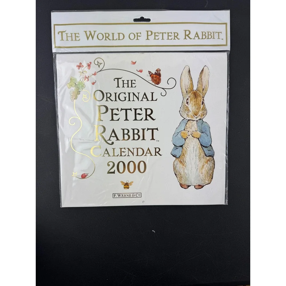 The Original Peter Rabbit Calendar 2000‎ Beatrix Potter F Warne & Co Vintage New